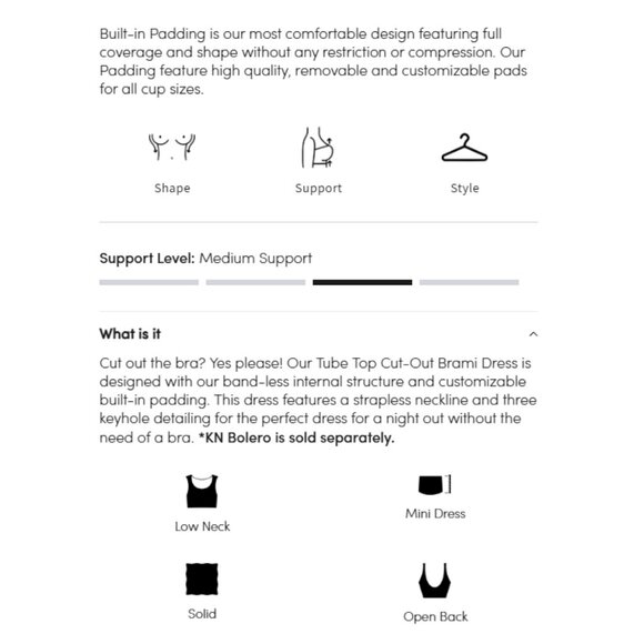 NWT Klassy Network Tube Top Cut-Out Brami Dress Sz M - Picture 9 of 11